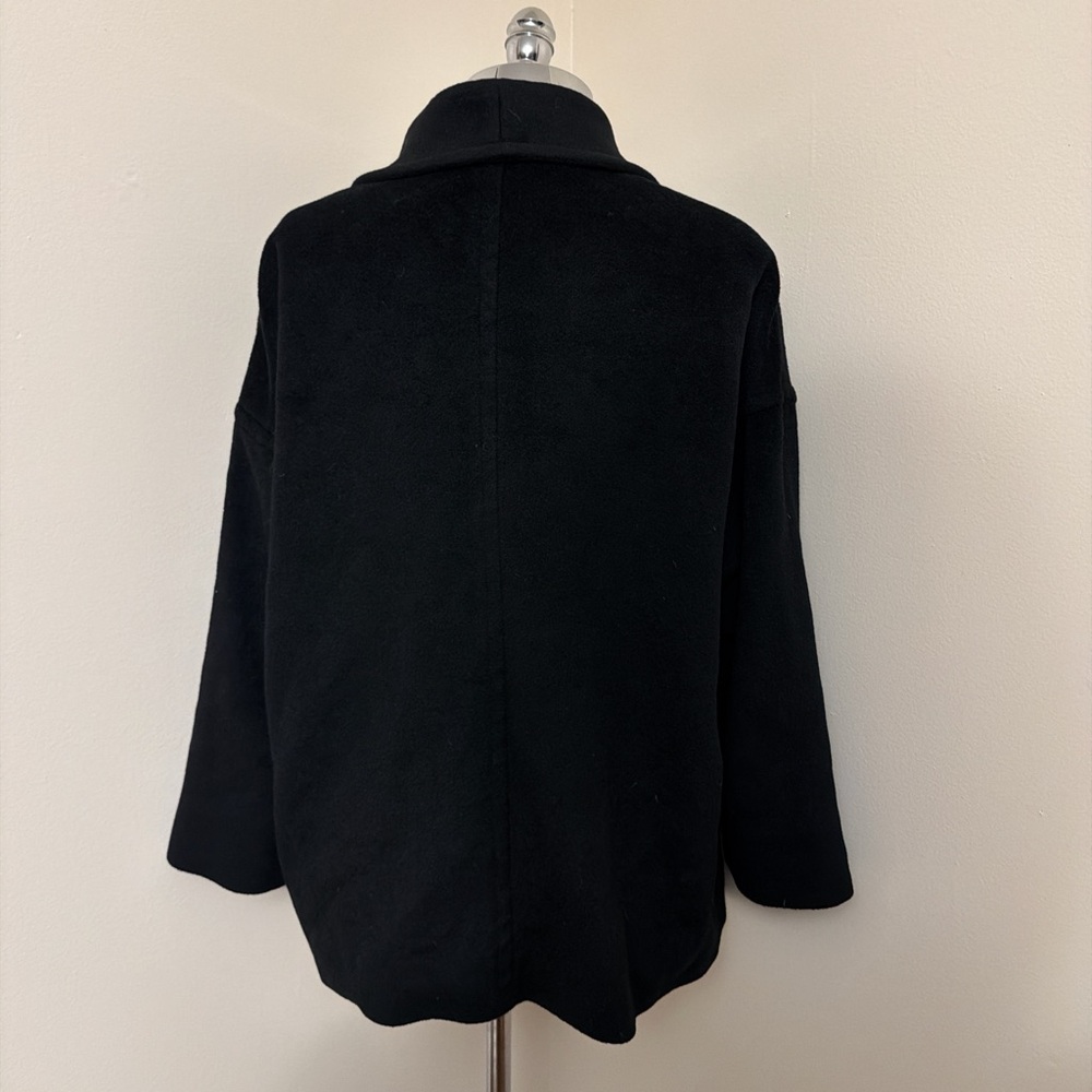 SOLD Amazing Vintage Wool, Cashmere & Angora Swing Peacoat L - Picture 4 of 9
